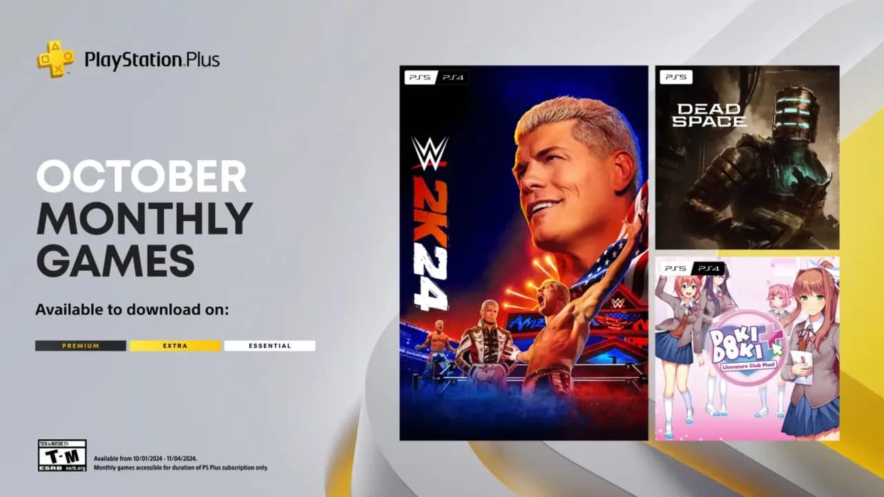 PlayStation Plus gry na ten miesiąc - kompletna lista nowych tytułów