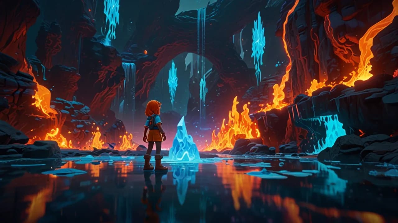 Woda i Lawa Gra: Fascynująca przygoda z żywiołami ognia i wody